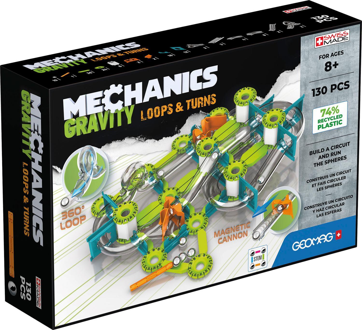 Geomag Mechanics Gravity Loops&Turns 130 Delar