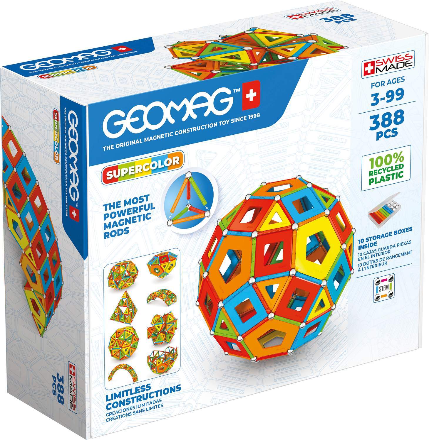 Geomag Supercolor Panels Master 388 Delar