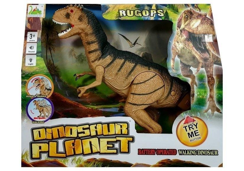 Giant T-Rex Toy: Rör sig, ryter och glöder