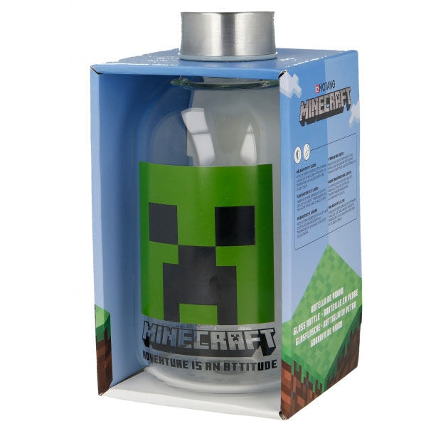 Glasflaska 620 ml för Minecraft-spelare och samlare