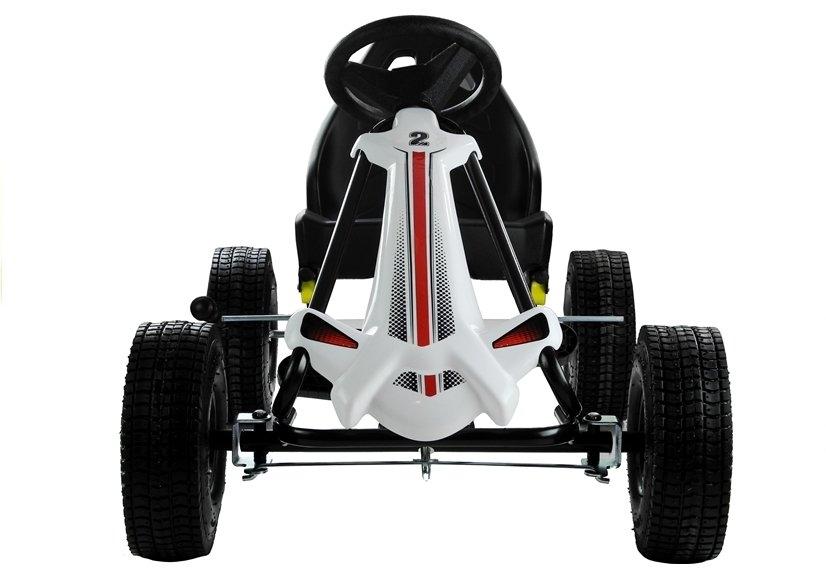 Go-Cart Monster: pumpade hjul, handbroms, justerbart säte