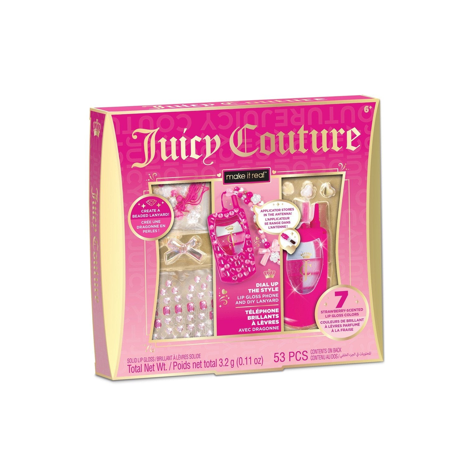 Gör det till äkta Juicy Couture Ring upp den stiliga läppglanstelefonen och gör det själv