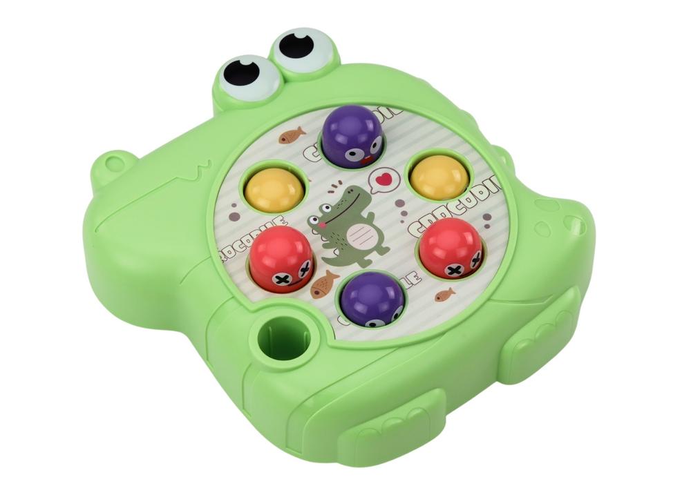 Green Crocodile Wac-A-Mole Game: Sjov Hammer Action for Kids