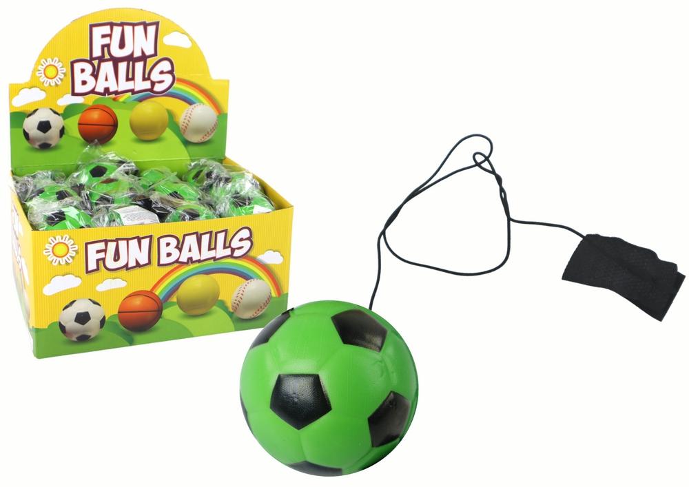 Grön PU Yo-Yo-fotboll, 6 cm, hållbar utomhuskul för barn