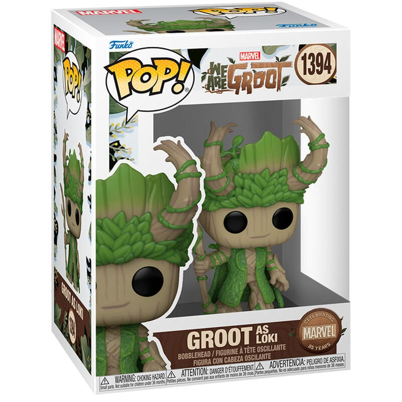 Groot som Loki-figur - Marvel-samlarobjekt, 6-tumsstorlek