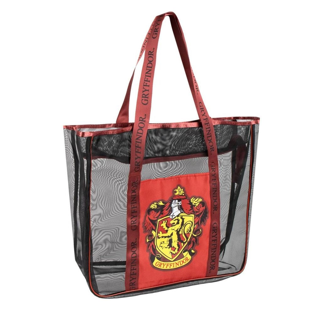 Gryffindor strandväska, slitstarkt material, stor kapacitet