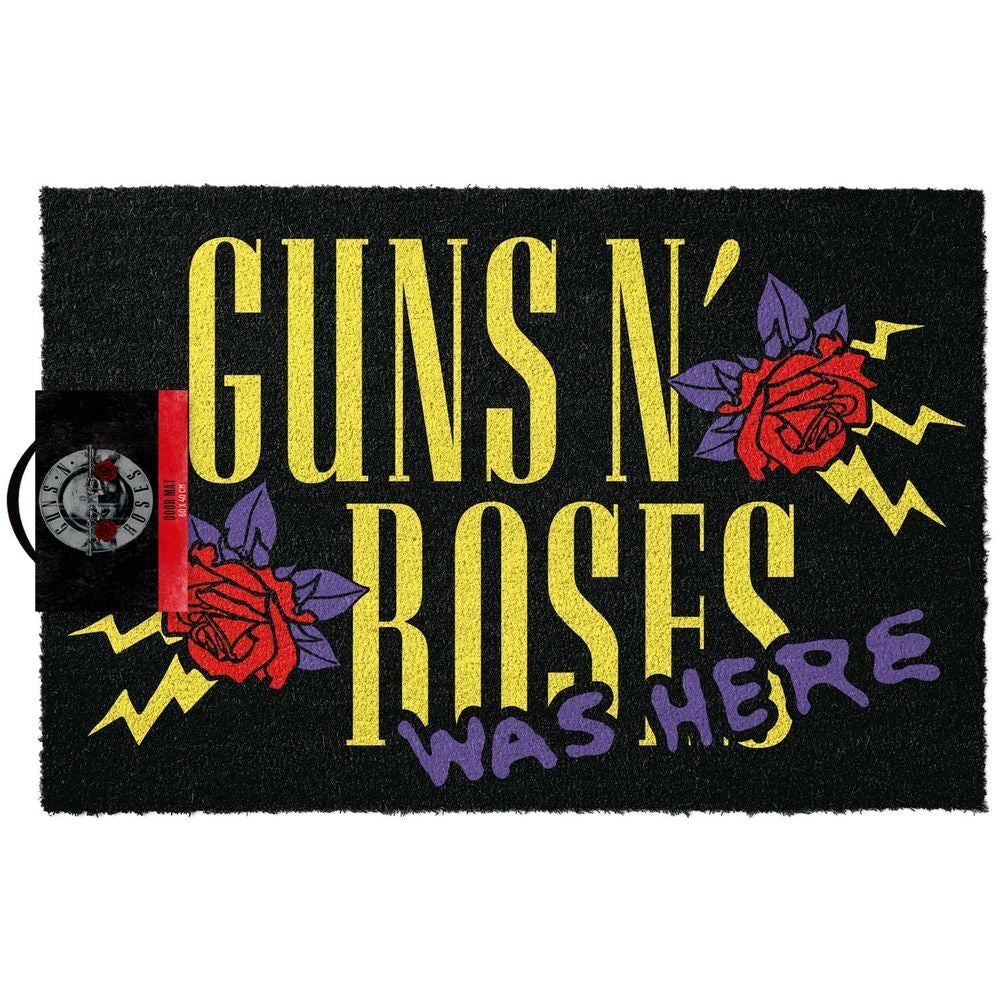 Guns N Roses Welcome Dörrmatta, inomhus/utomhusbruk, slitstarkt material