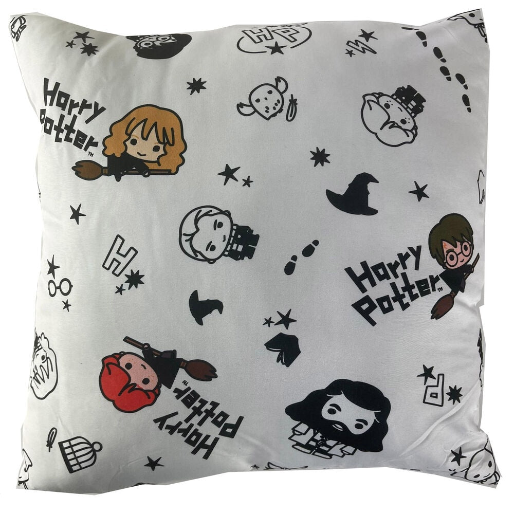 Harry Potter Chibi-kudde, mjuk plysch, 18x18 tum
