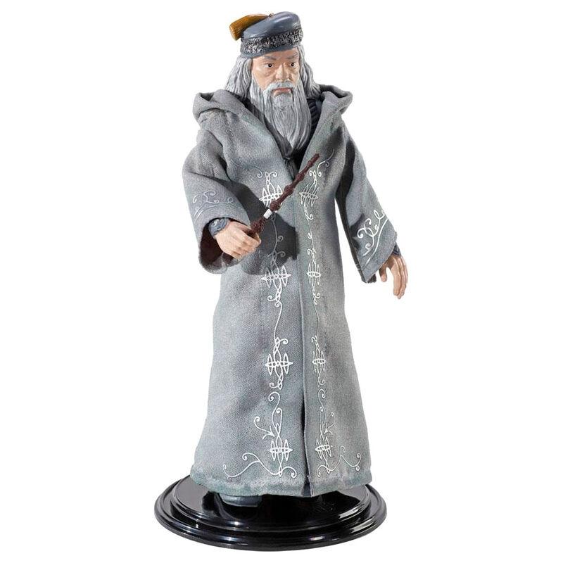 Harry Potter Dumbledore med tryllestav Bendyfigs formbar figur 19cm