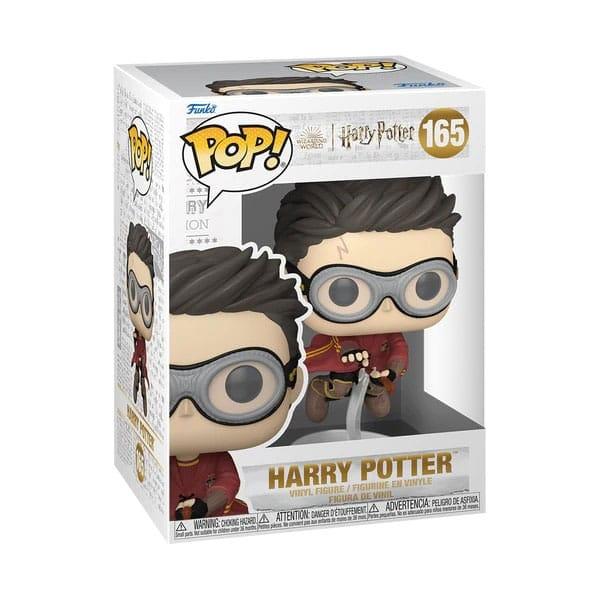 Harry Potter POP! Film Vinylfigur Harry m/kost (Quidditch) 9 cm