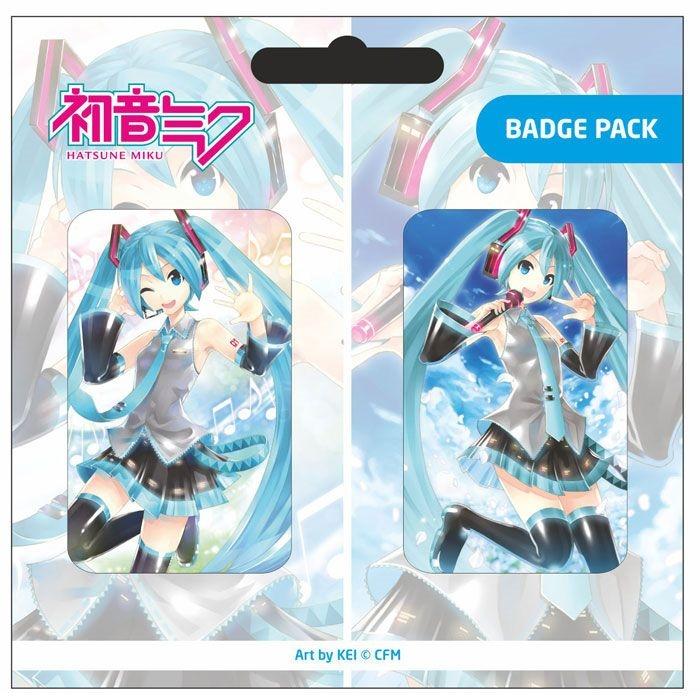 Hatsune Miku Pin Badges 2-pack Set A