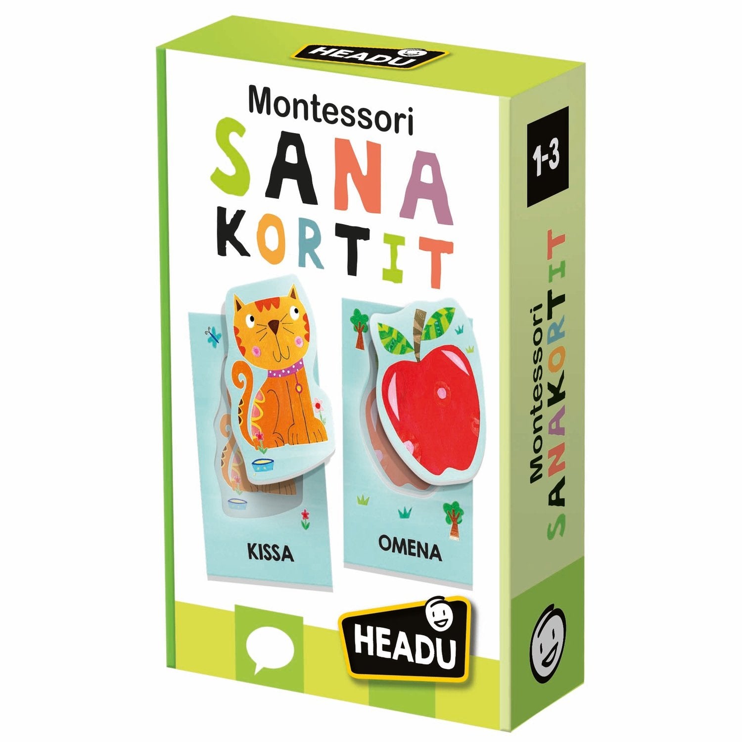 Headu Montessori Baby Flashcards (på finska)