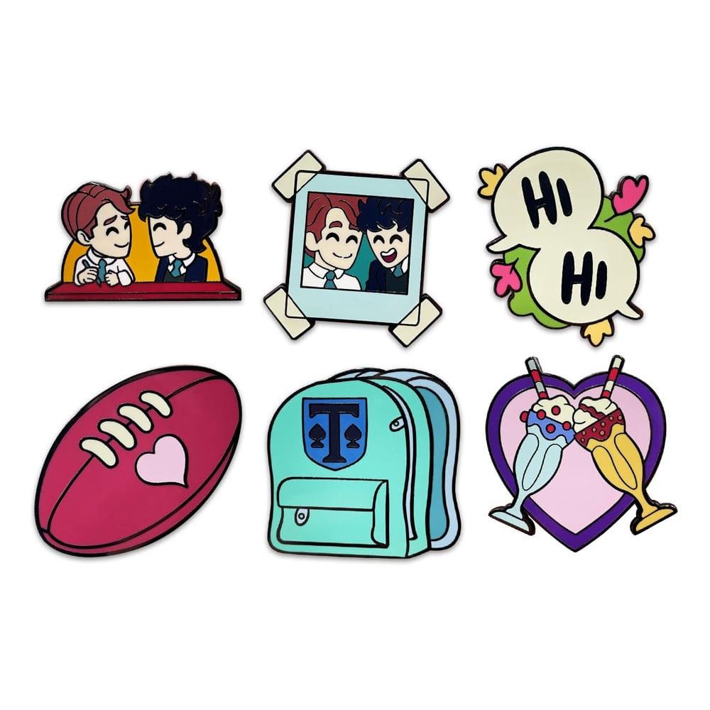 Heartstopper Emalj Pins Set 3 cm (6)