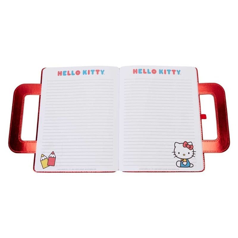 Hello Kitty 50-års anteckningsbok, 80 sidor, spiralbunden