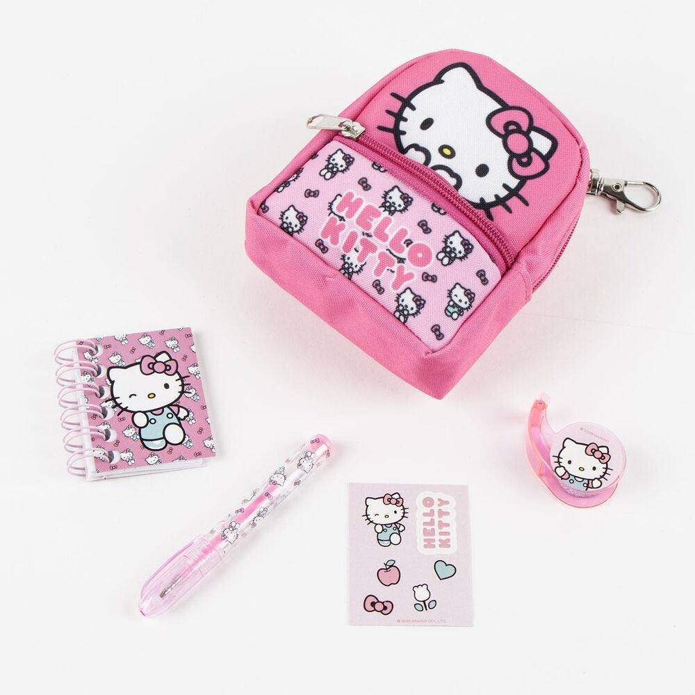 Hello Kitty Mini-ryggsäcksset med papperstillbehör