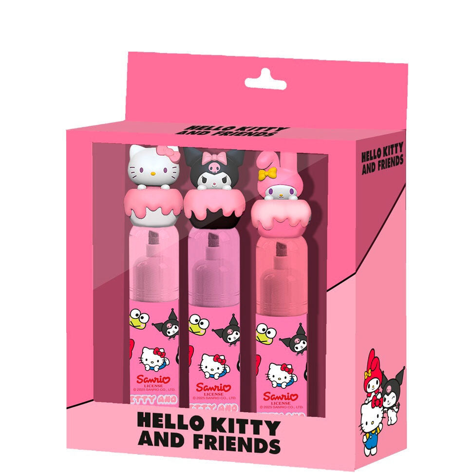 Hello Kitty Underliners Pack om 3 för skolan eller kontoret