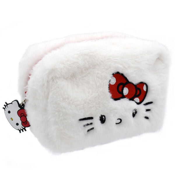 Hello Kitty plysch fåfängafodral för smink och accessoarer