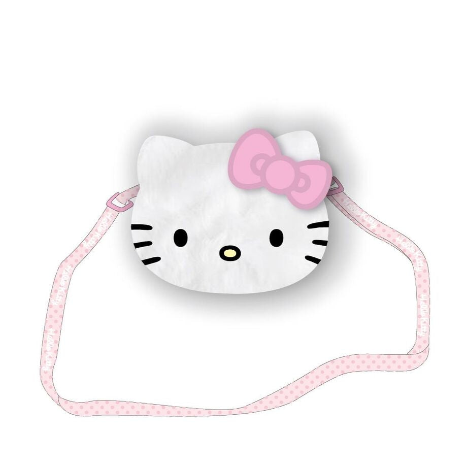 Hello Kitty plyschryggsäck med justerbara remmar, mjukt material