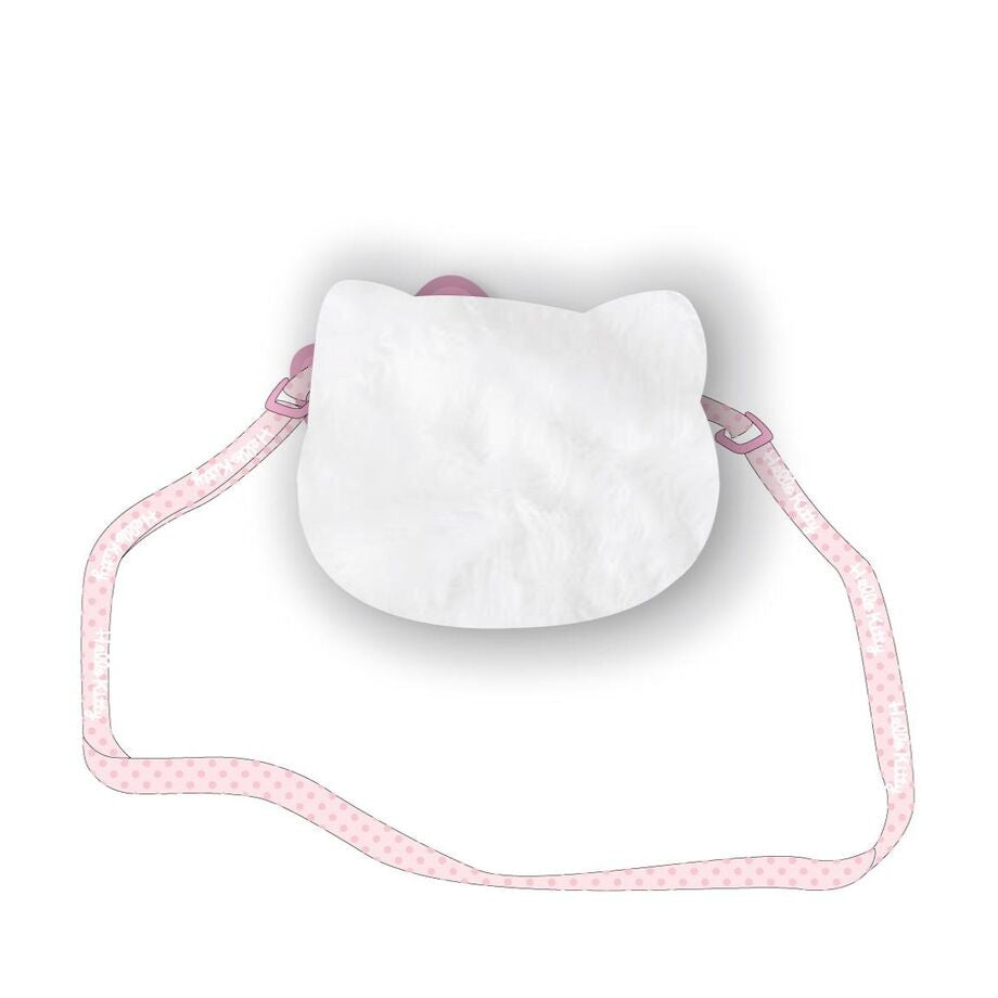 Hello Kitty plyschryggsäck med justerbara remmar, mjukt material