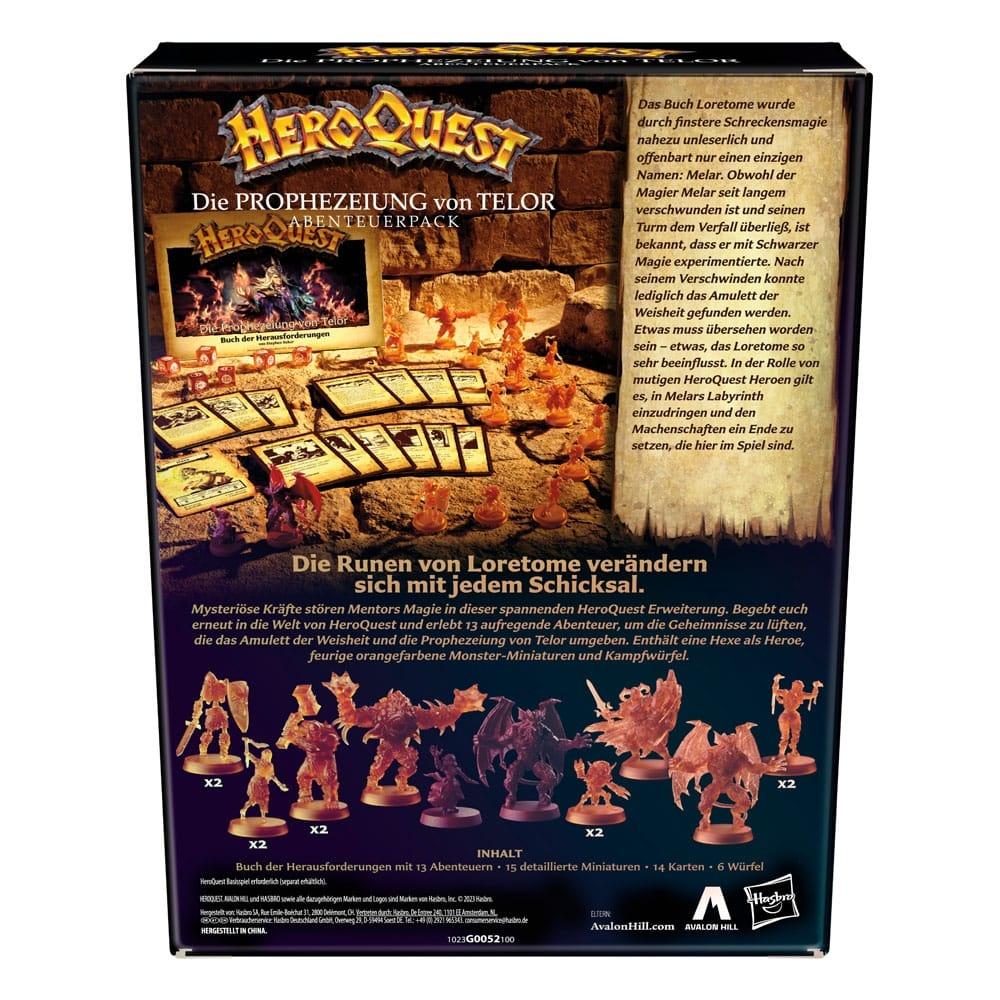 HeroQuest brætspilsudvidelse The Prophecy of Telor Quest Pack *tysk version*