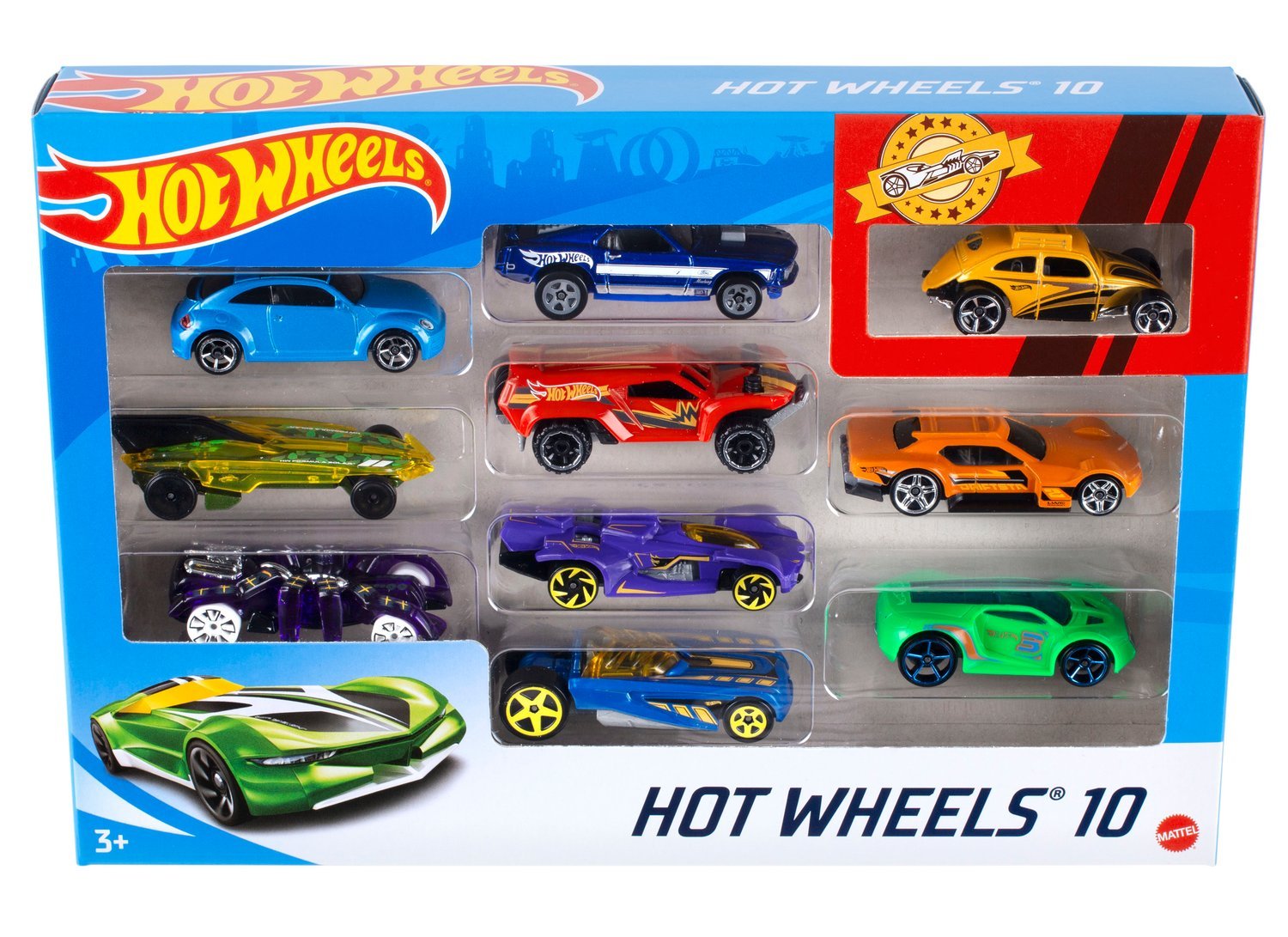 Hot Wheels Bil 10 St