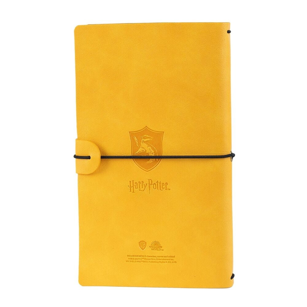 Hufflepuff Travel Notebook, 80 sidor, perfekt för fans