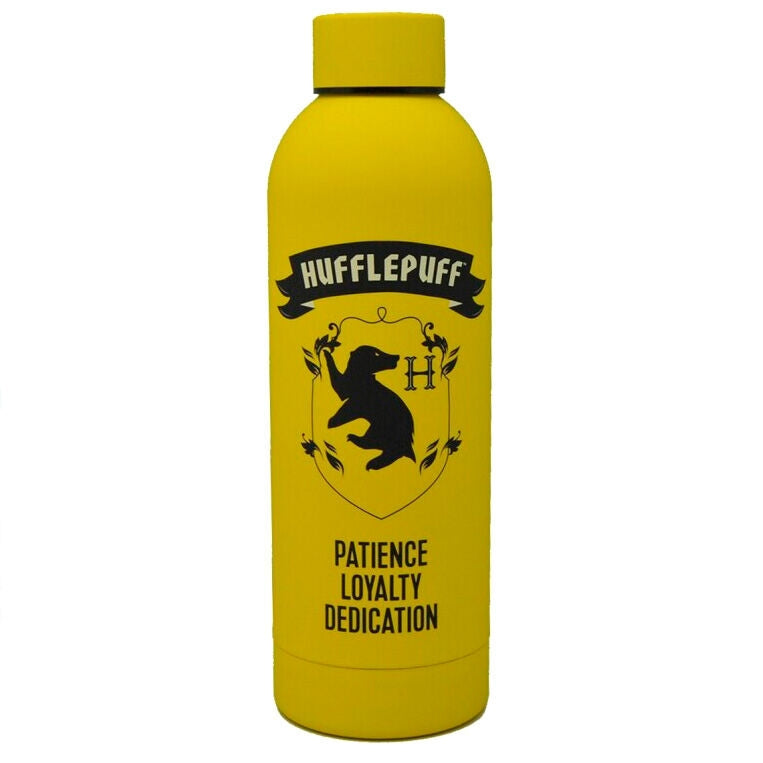 Hufflepuff vattenflaska i rostfritt stål, 700 ml kapacitet
