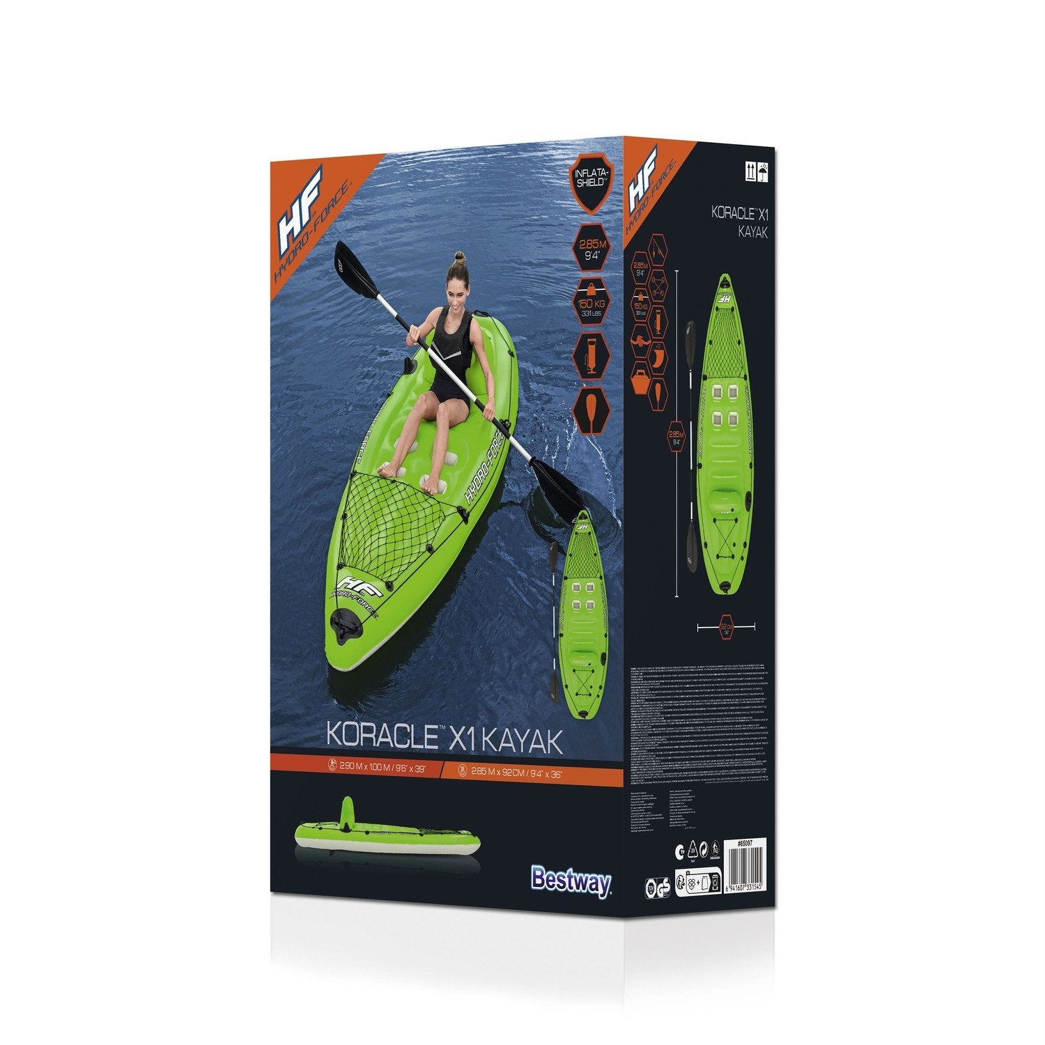 Hydro-Force Koracle Fishing Kajak