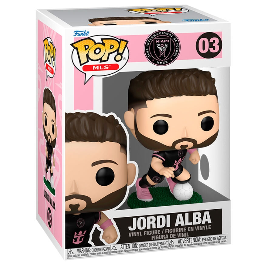Inter Miami Jordi Alba Popfigur – Samlarleksak för fotboll