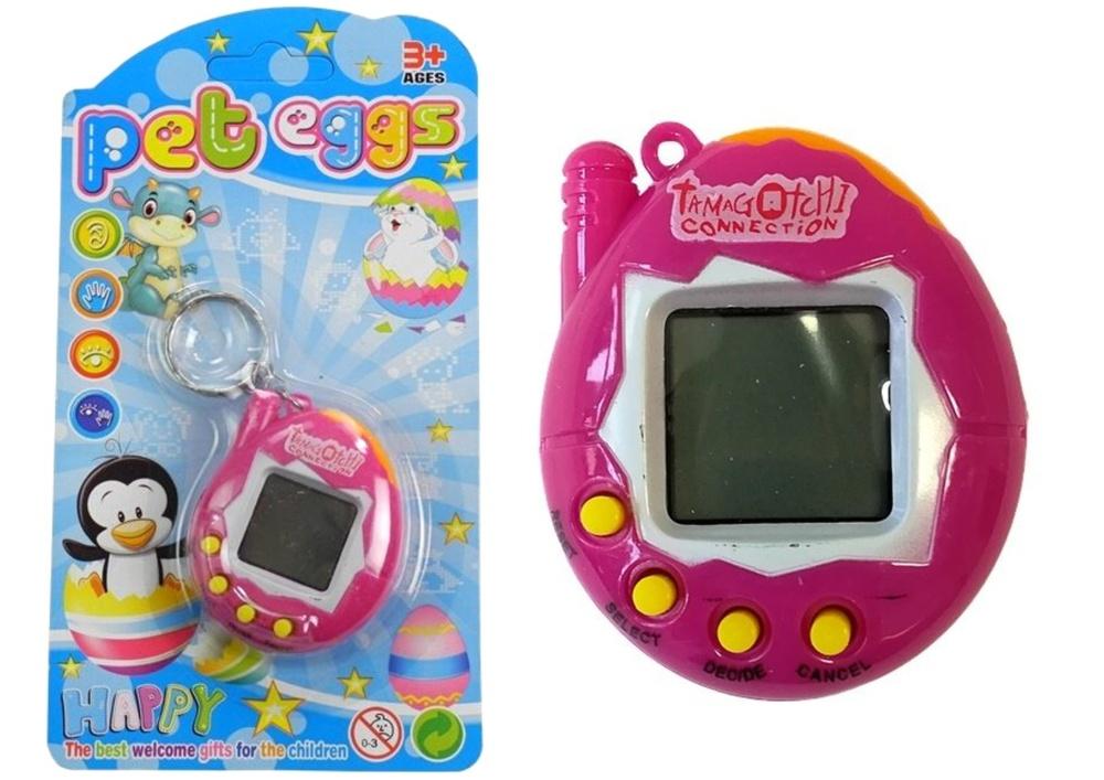 Interactive Pink Tamagotchi: Fun Virtual Pet Game for Kids