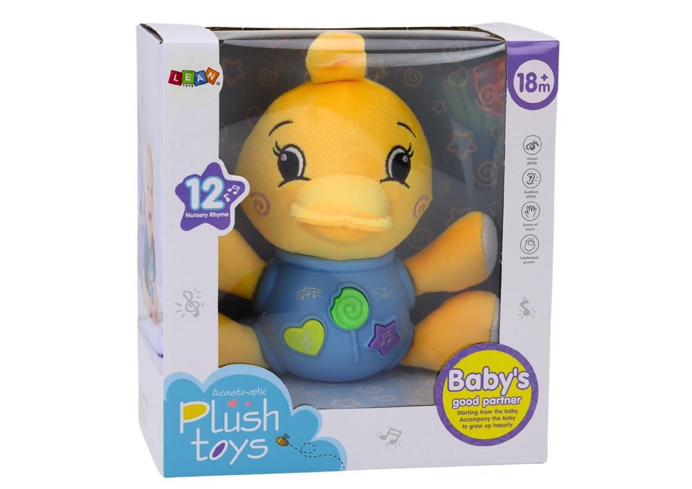 Interactive Plush Duck: Ljud, dikter och melodier - 19 cm