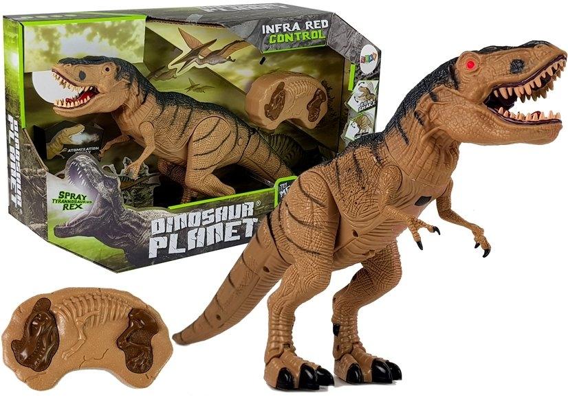 Interaktiv T-Rex Dinosaur R/C med lys, lyd, damp