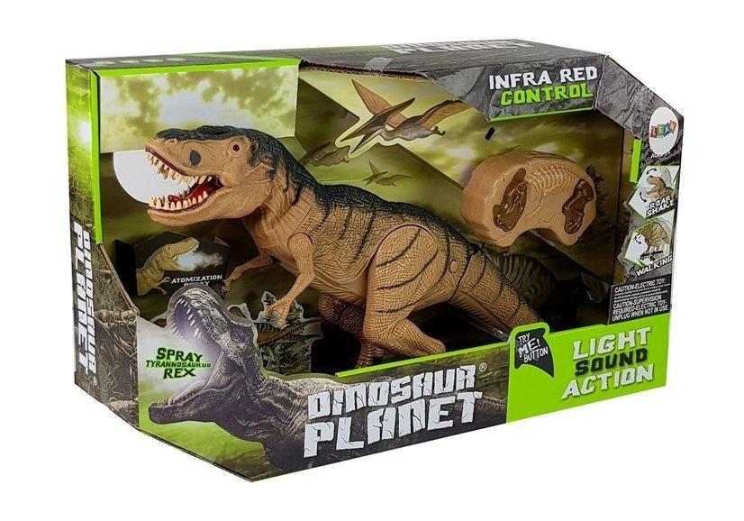 Interaktiv T-Rex Dinosaur R/C med ljus, ljud, ånga