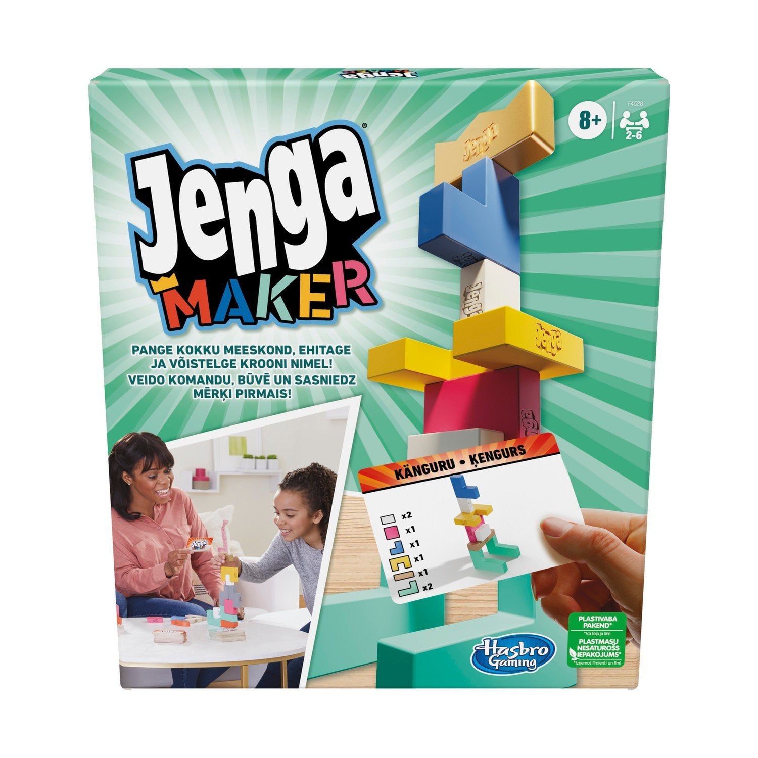 Jenga Maker brætspil (på estiske og lettiske sprog.)