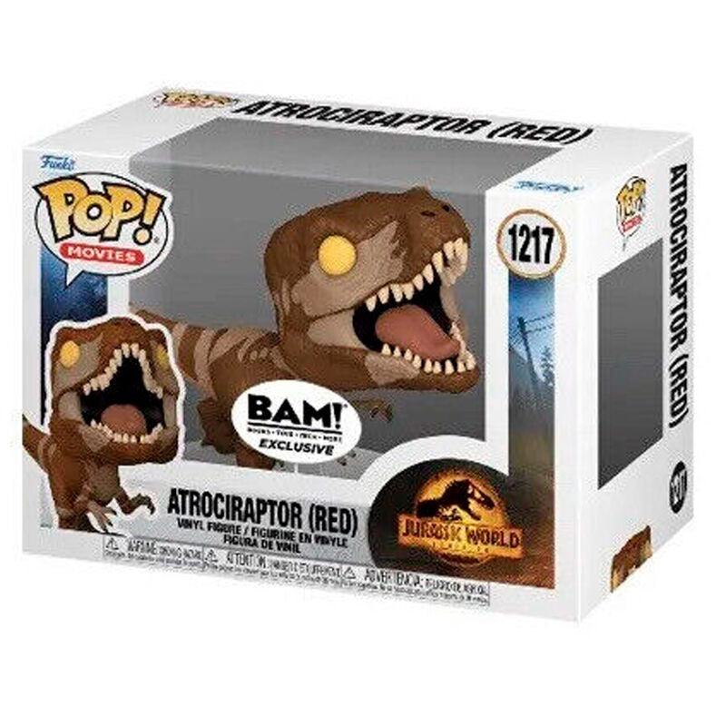 Jurassic World Atrociraptor Röd Figur, exklusiv samlarobjekt