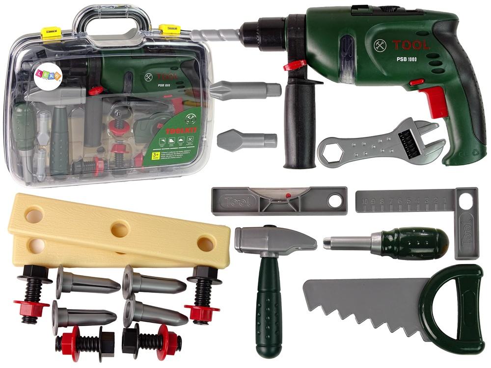 Kids Handyman Tool Set: Batteriborr, hammare och mer!