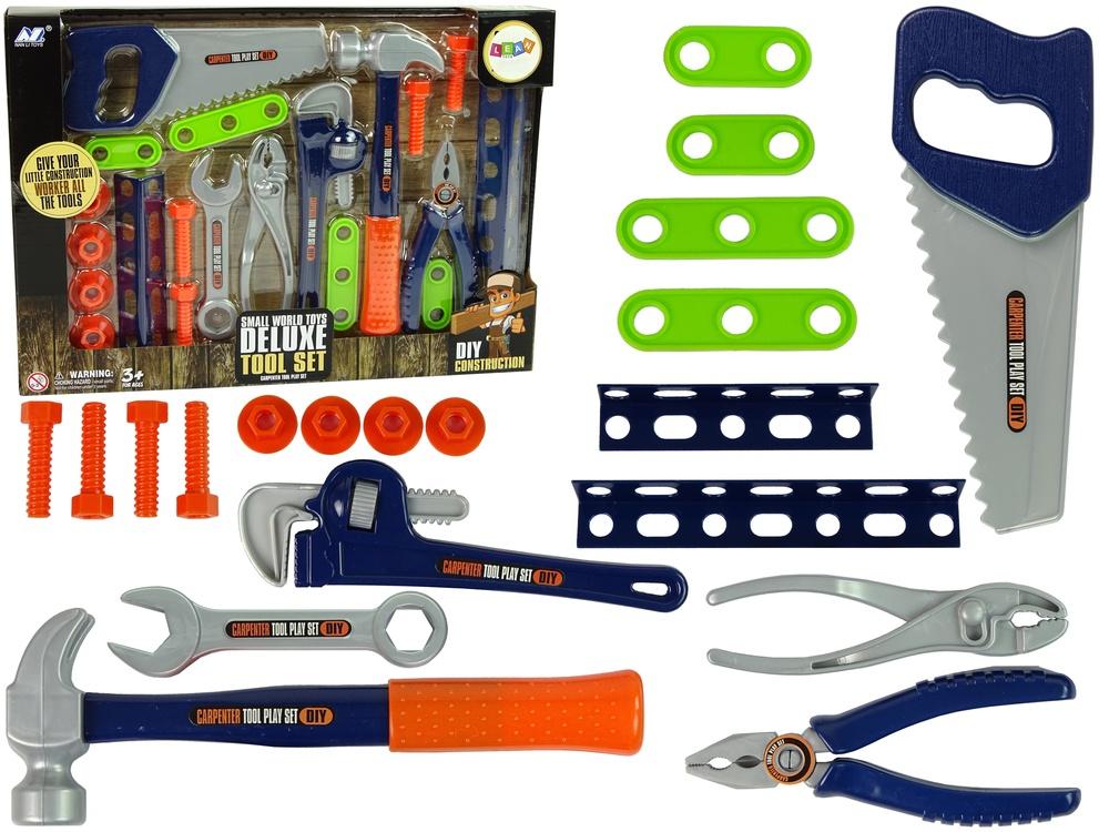 Kids Handyman Tool Set: Skruvmejsel, hammare, såg och mer!