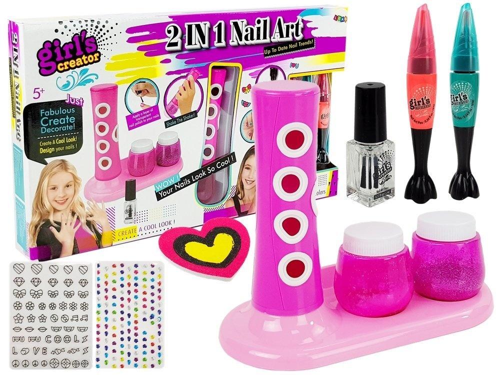 Kids Nail Art Kit: Glitter, Stickers & Precision Pen Fun