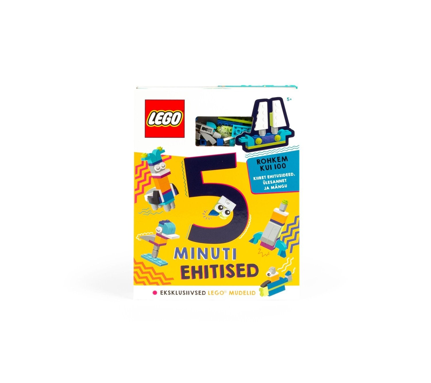 Lego Iconic Activity Book "5-Minute Builds"-(på estisk sprog.)