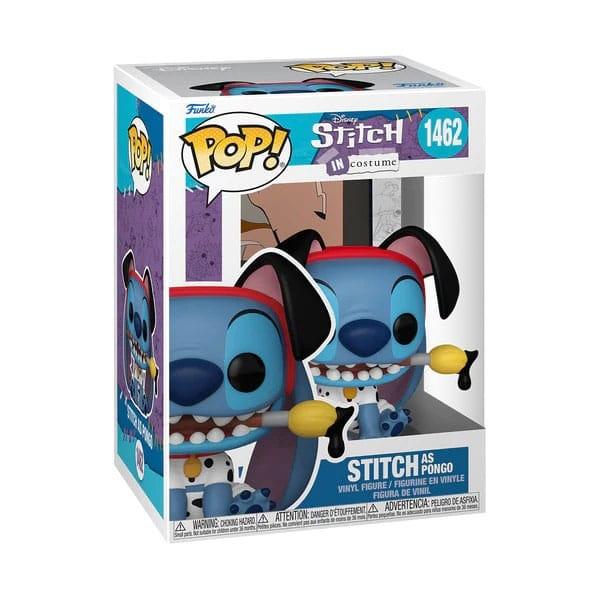 Lilo &amp; Stitch POP! Disney Vinyl Figur Stitch Kostume - 101 Dalmatiner Pongo 9 cm