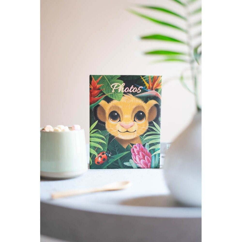 Lion King fotoalbum, rymmer 200 foton, 3 ringpärmar
