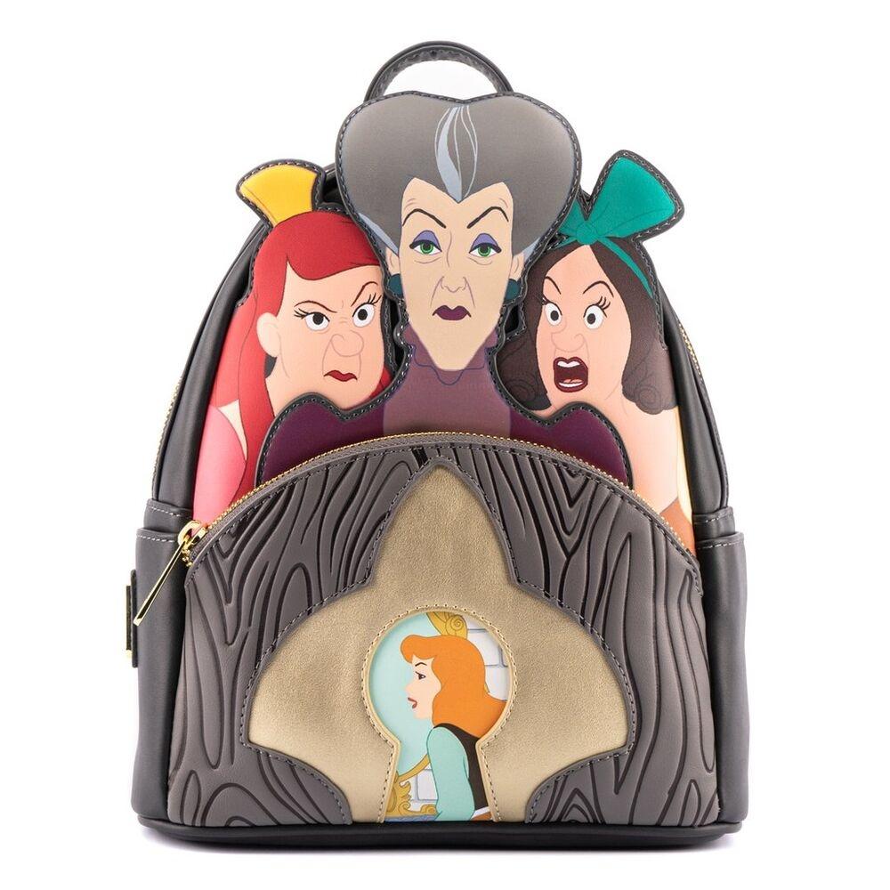 Loungefly Disney Askungen Ond styvmor och styvsystrar Skurkar ryggsäck 26cm