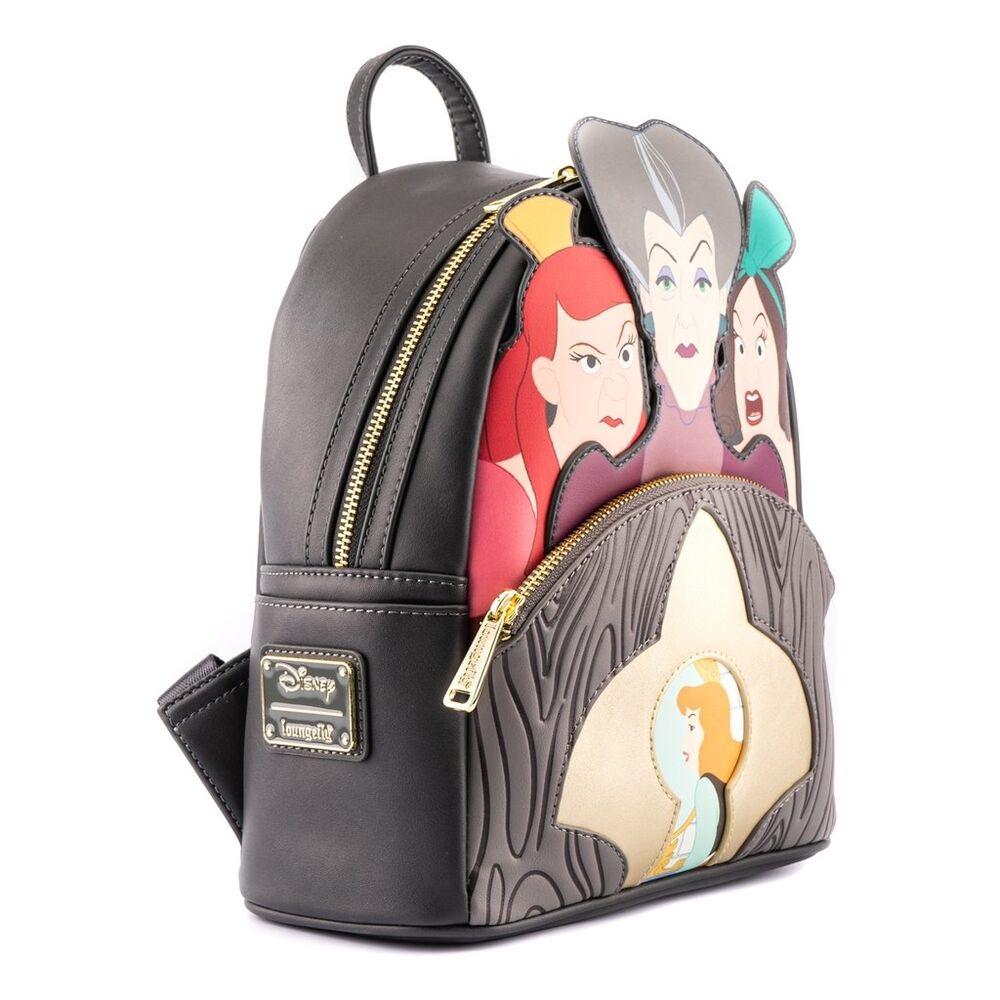 Loungefly Disney Askepot Evil Stedmor og Stedsøstre Skurke Rygsæk 26cm