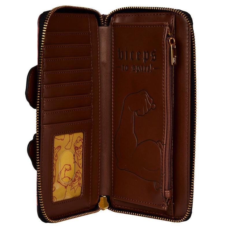 Loungefly Disney Beauty and the Beast Villains Gaston Scene Wallet