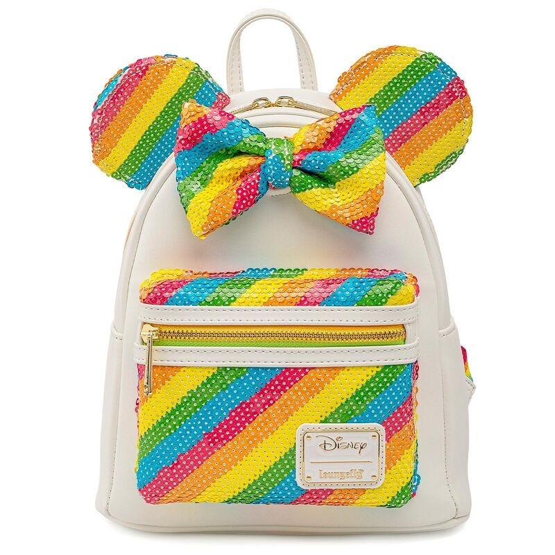 Loungefly Disney Minnie Rainbow rygsæk 26cm