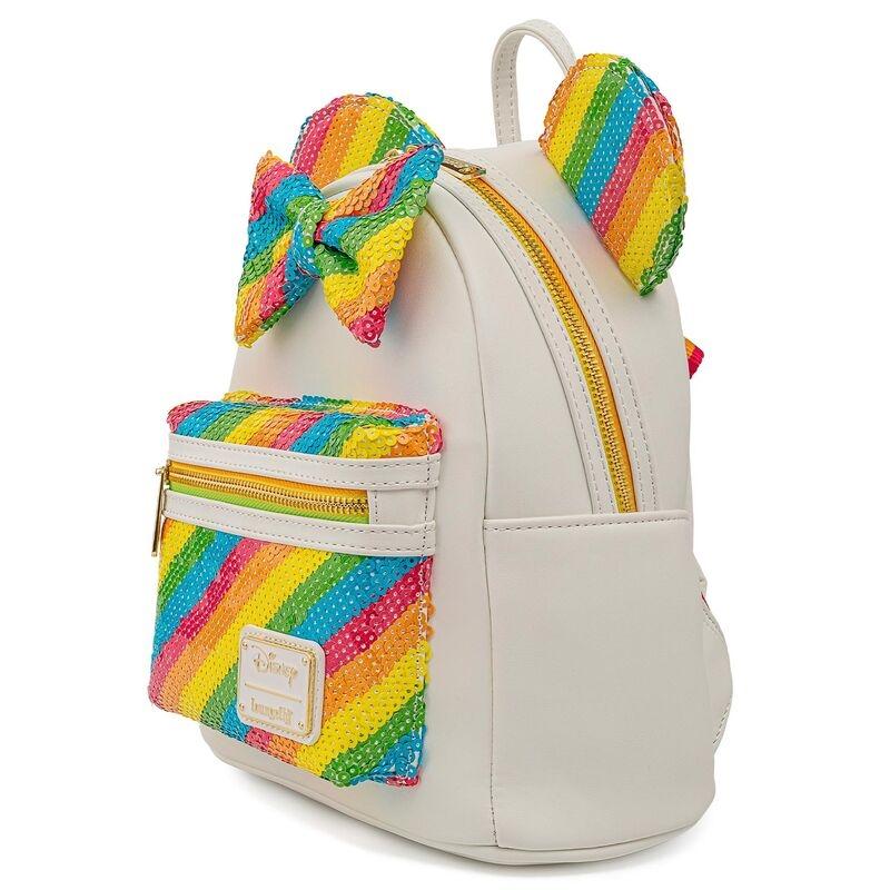 Loungefly Disney Minnie Rainbow rygsæk 26cm