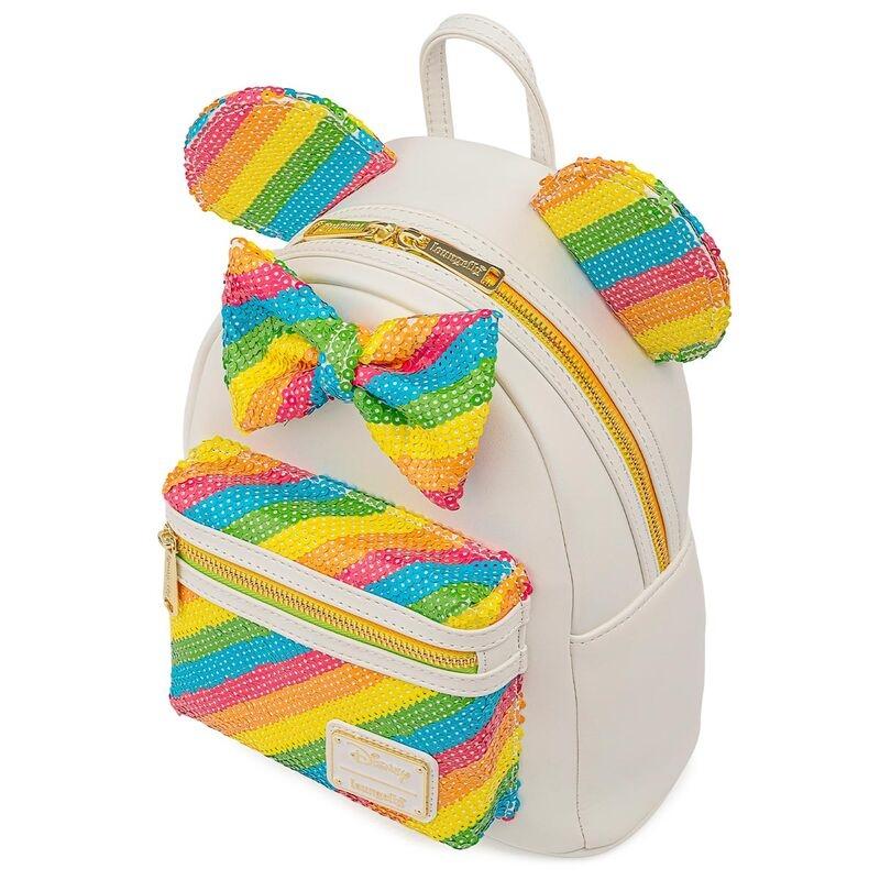 Loungefly Disney Minnie Rainbow rygsæk 26cm