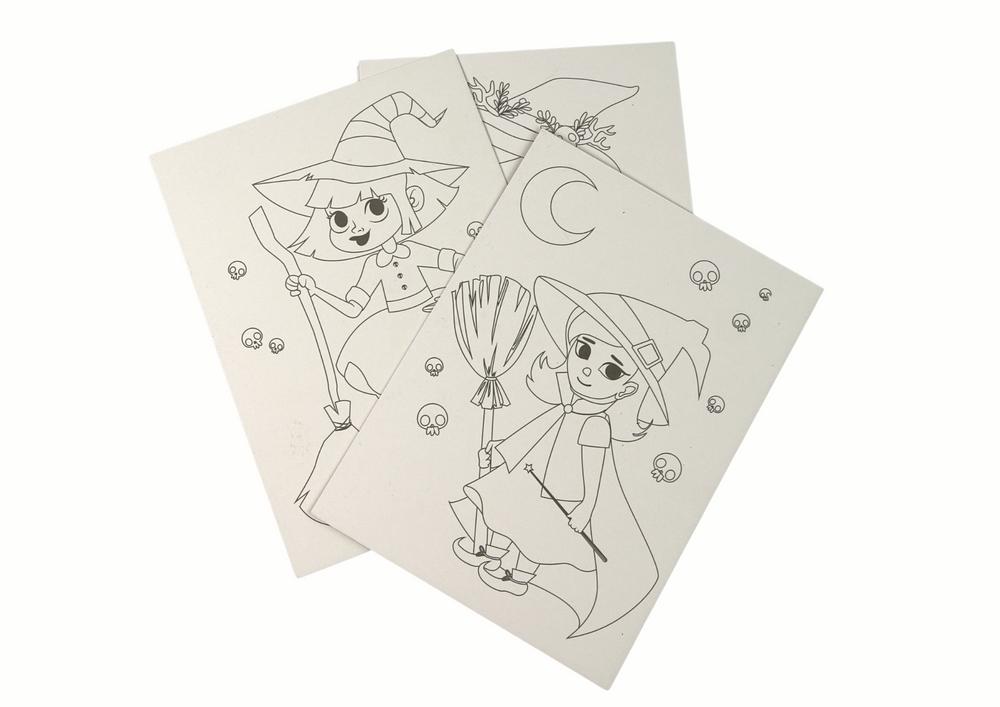 Magic Scratch Book for Kids: Reveal Colorful Witch Scenes