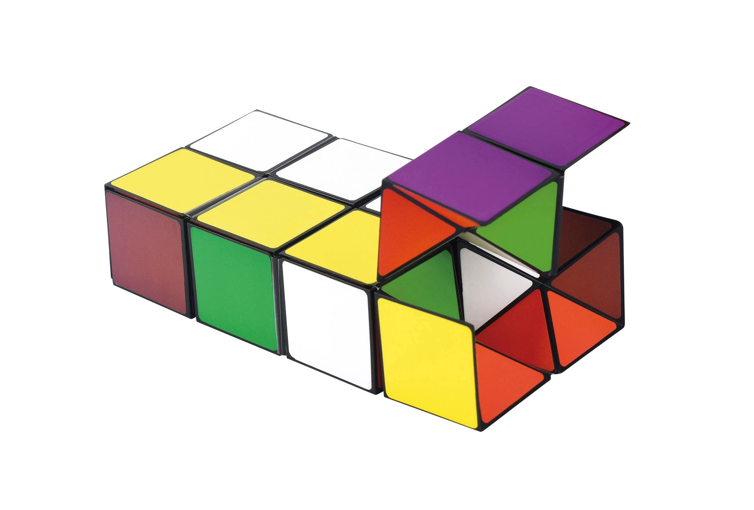 Magisk kubpussel, stresslindring och fokus, 5x5x5 cm