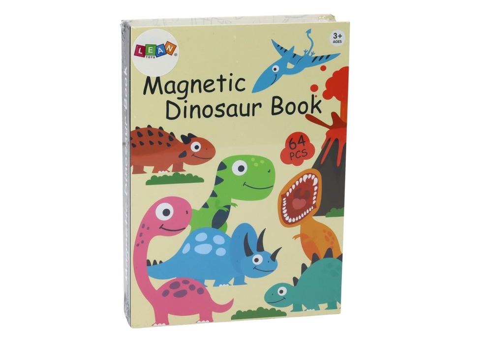 Magnetic Dino Puzzle Book: Udforsk forhistoriske verdener